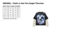 GEEKED – FAITH IN THE FIRE EAGLE | THERMAL TEE | Geekerz